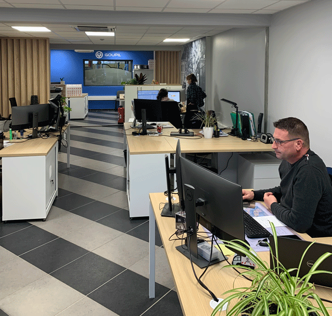 Les bureaux du SAV Goupil